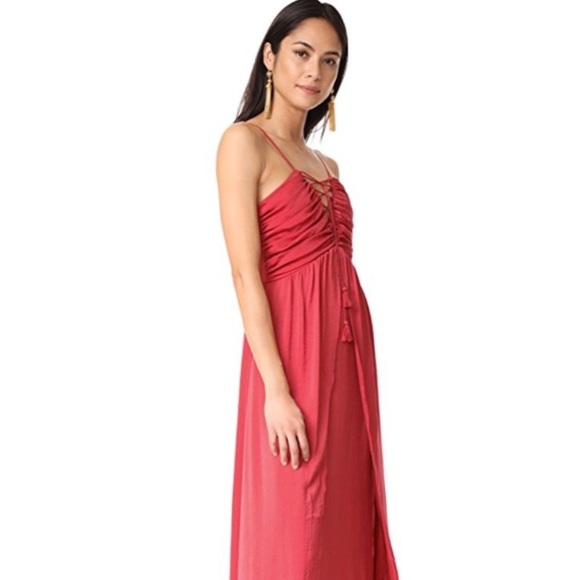 the jetset diaries // lace-up pocket maxi dress - Picture 3 of 4